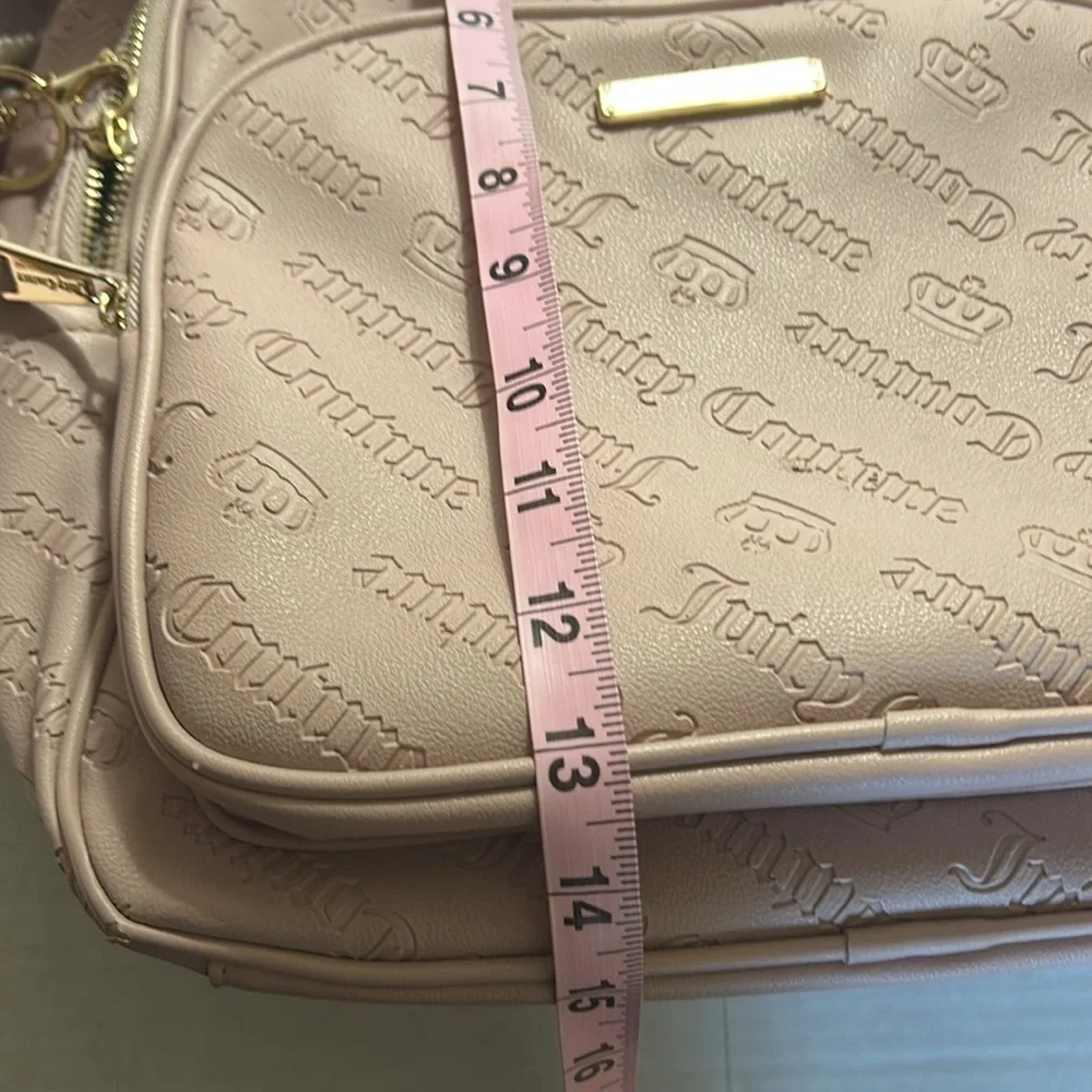 JUICY COUTURE BESTSELLING ROSSIE BACKPACK BACK TO SCHOOL BLUSH COLOR